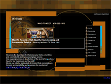 Tablet Screenshot of maidtokeep.com